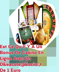 Rapide bonus de premier d&eacute;p&ocirc;t de casino en ligne